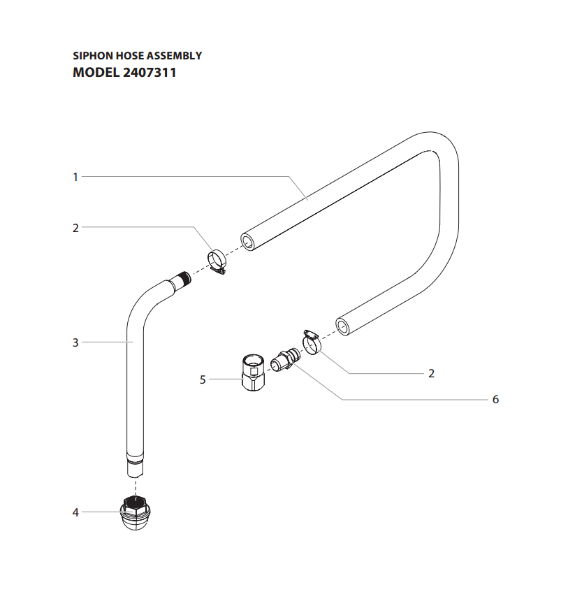 Elite 4500 Siphon System Parts